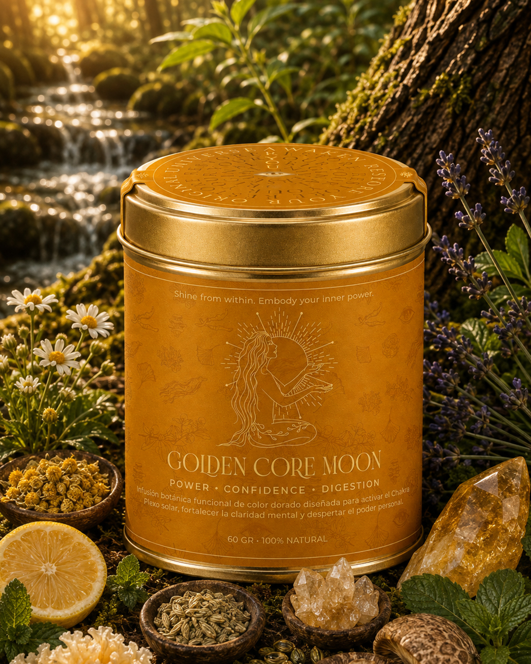 Golden Core Moon
