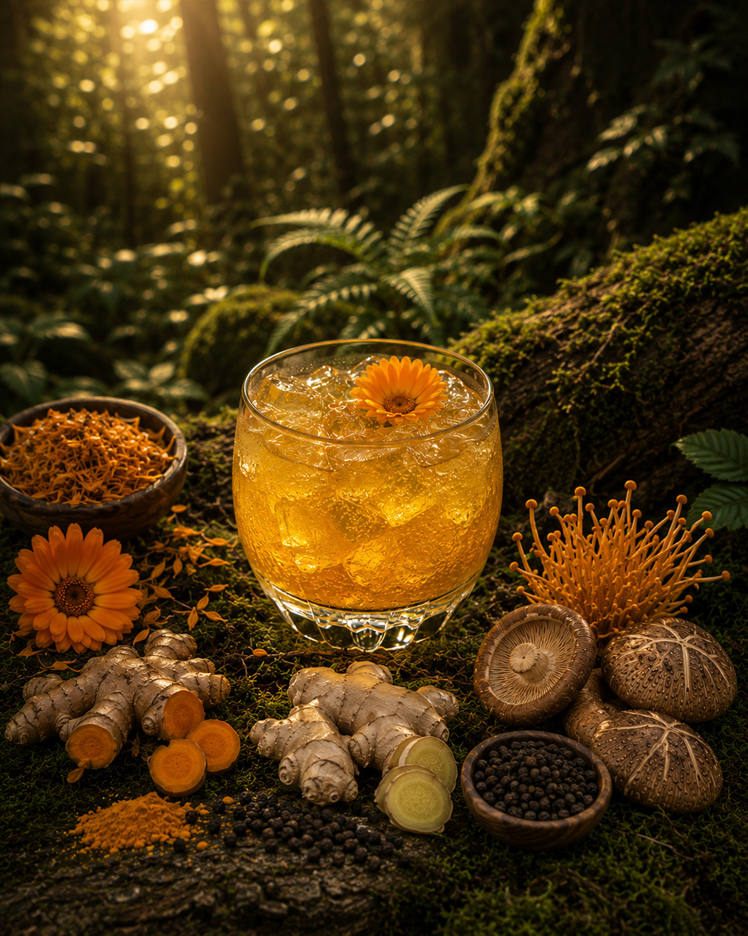 Golden Core Moon